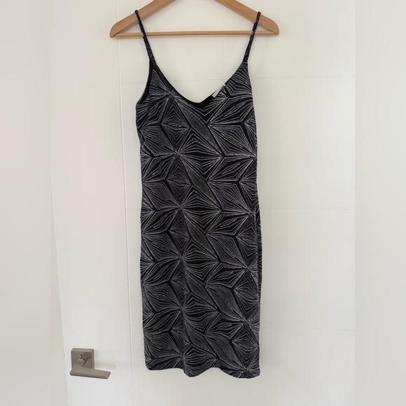 Noisy May Black Glitter Slip Dress, size medium. - Picture 1 of 8